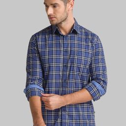 Parx Men Blue Slim Fit Checked Casual Shirt-picture-14