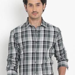 RARE RABBIT Men Dae Regular Fit Opaque Checked Shirt-image-51
