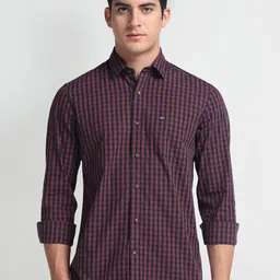 Arrow Sport Men Slim Fit Opaque Checked Casual Shirt-picture-7