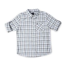Allen Solly Junior Boys Slim Fit Checked Spread Collar Long Sleeves Cotton Casual Shirt-image-96