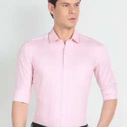 Arrow Tartan Checked twill Pure Cotton Formal Shirt-picture-42