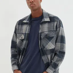 Trendyol Checked Spread Collar Acrylic Casual Shirt-picture-26