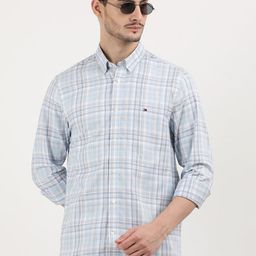 Tommy Hilfiger Men Tartan Checks Opaque Checked Casual Shirt-image-93
