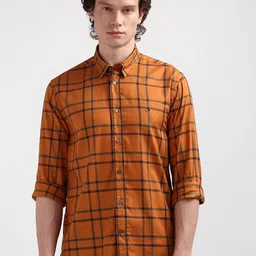 Tommy Hilfiger Men Tartan Checks Opaque Checked Casual Shirt-picture-16