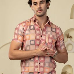 BAESD Men Standard Tartan Checks Opaque Checked Casual Shirt-picture-30