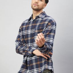 CHIMPAAANZEE Tartan Checked Oversized Fit Shirt-image-90