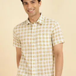 Fabindia Men Conversational Printed Casual Shirt-image-25
