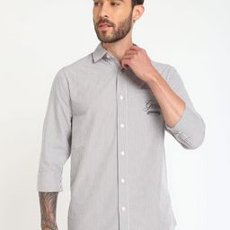 GUESS Striped Pure Cotton Casual Shirt-image-72