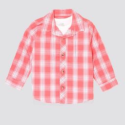 mothercare Boys Tartan Checked Regular Fit Cotton Casual Shirt-image-61