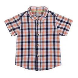 mothercare Infants Boys Opaque Checked Casual Shirt-image-75