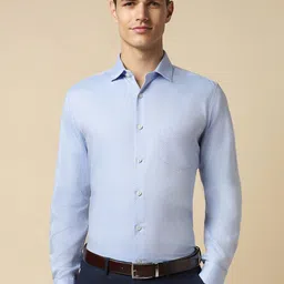Allen Solly Slim Fit Textured Self Design Formal Shirt-image-12