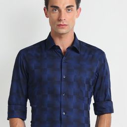 Arrow Checked Slim Fit Cotton Opaque Formal Shirt-picture-43