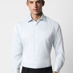 Van Heusen Regular Fit Checked Cotton Formal Shirt-image-13