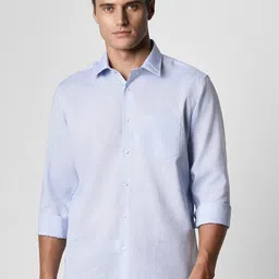 Van Heusen Spread Collar Opaque Formal Shirt-image-44