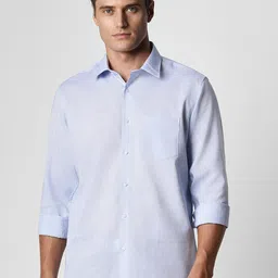 Van Heusen Spread Collar Opaque Formal Shirt-picture-51