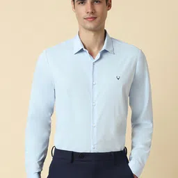 Allen Solly Slim Fit Spread Collar Long Sleeves Formal Shirt-image-90