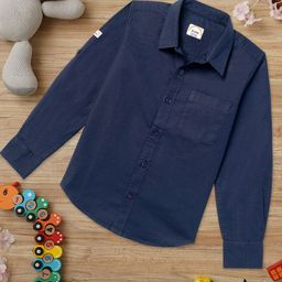 ZION Kids Boys Cotton Solid Comfort Casual Shirt-image-90