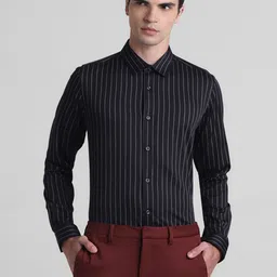 Jack & Jones Slim Fit Striped Casual Shirt-image-84
