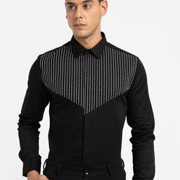 Banana Club Classic Gingham Checks Slim Fit Cotton Casual Shirt-picture-33