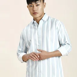 TRYBUY.IN Men Standard Opaque Striped Casual Shirt-picture-33