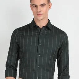 Arrow New York Slim Fit Striped Formal Shirt-picture-18
