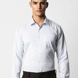 Van Heusen Spread Collar Long Sleeves Slim Fit Cotton Striped Formal Shirt-image-80