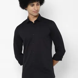 Allen Solly Men Black Slim Fit Casual Shirt-picture-25
