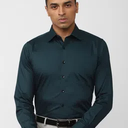 Van Heusen Plus Size Spread Collar Slim Fit Formal Shirt-image-37