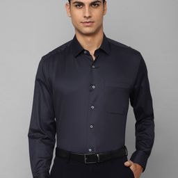 Luxure by Louis Philippe Men Slim Fit Pure Cotton Formal Shirt-image-87