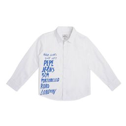 Pepe Jeans Boys Relaxed Typography Printed Cotton Casual Shirt-image-93