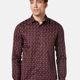 BYFORD by Pantaloons Men Cotton Slim Fit Micro Ditsy Printed Casual Shirt-picture-12