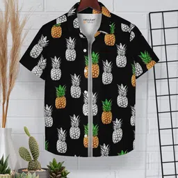 HELLCAT Boys Opaque Printed Casual Shirt-picture-4