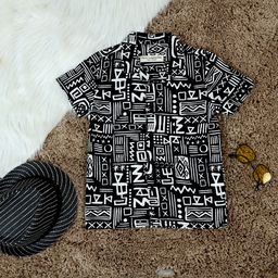 The Lion and The Fish Boys Comfort Opaque Printed Casual Shirt-image-50