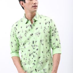 KETCH Slim Fit Floral Printed Cotton Casual Shirt-image-27
