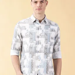 VALEN CLUB Men Slim Fit Opaque Printed Casual Shirt-picture-30