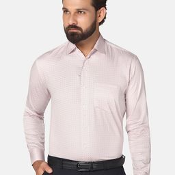 TAHVO Micro Ditsy Printed Slim Fit Cotton Casual Shirt-image-72