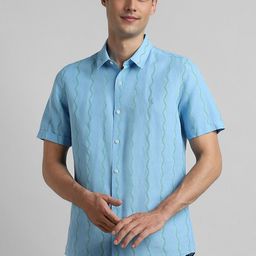 SIMON CARTER LONDON Men Slim Fit Opaque Printed Casual Shirt-image-70