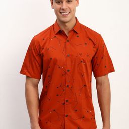Allen Solly Men Slim Fit Opaque Printed Casual Shirt-image-53