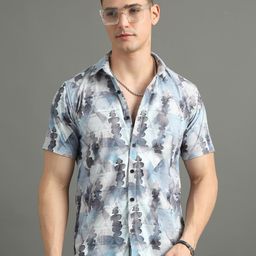 PAUL STREET Standard Slim Fit Opaque Abstract Printed Casual Shirt-image-89