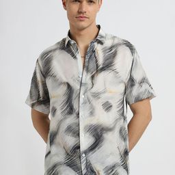Banana Club Classic Slim Fit Printed Casual Shirt-image-84