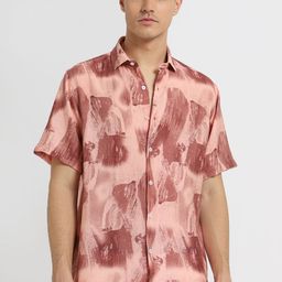 Banana Club Classic Slim Fit Printed Casual Shirt-image-99