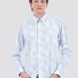 Numero Uno Floral Slim Fit Opaque Printed Cotton Casual Shirt-image-83