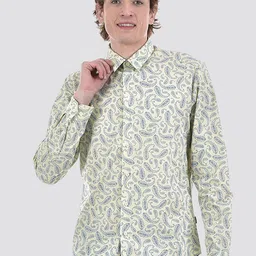Numero Uno Slim Fit Graphic Opaque Printed Cotton Casual Shirt-image-72