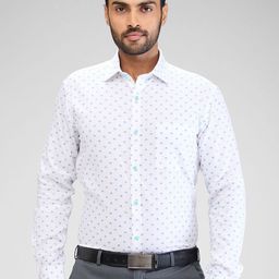 Park Avenue Men Slim Fit Opaque Printed Casual Shirt-image-95