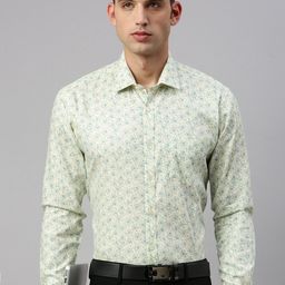 ZEDD Floral Printed Cotton Formal Shirt-image-36