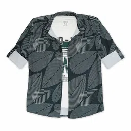 CAVIO Boys 2 Pcs Standard Floral Opaque Printed Casual Shirt-image-78