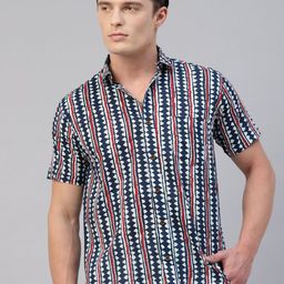 Givo Men Smart Opaque Printed Casual Shirt-image-17