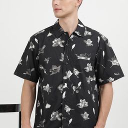 Calvin Klein Men Cotton Floral Opaque Printed Casual Shirt-image-48