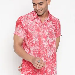 JAVINISHKA Unisex Classic Slim Fit Abstract Printed Casual Shirt-image-93