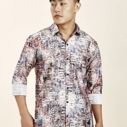 TRYBUY.IN Men Standard Opaque Printed Casual Shirt-image-67